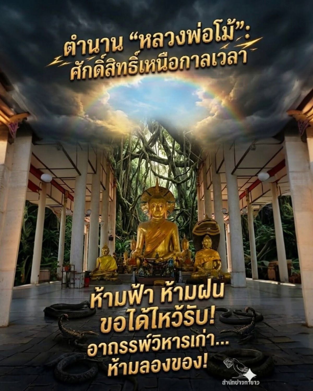 ตำนาน "หลวงพ่อโม้" วัดเทพโมฬี