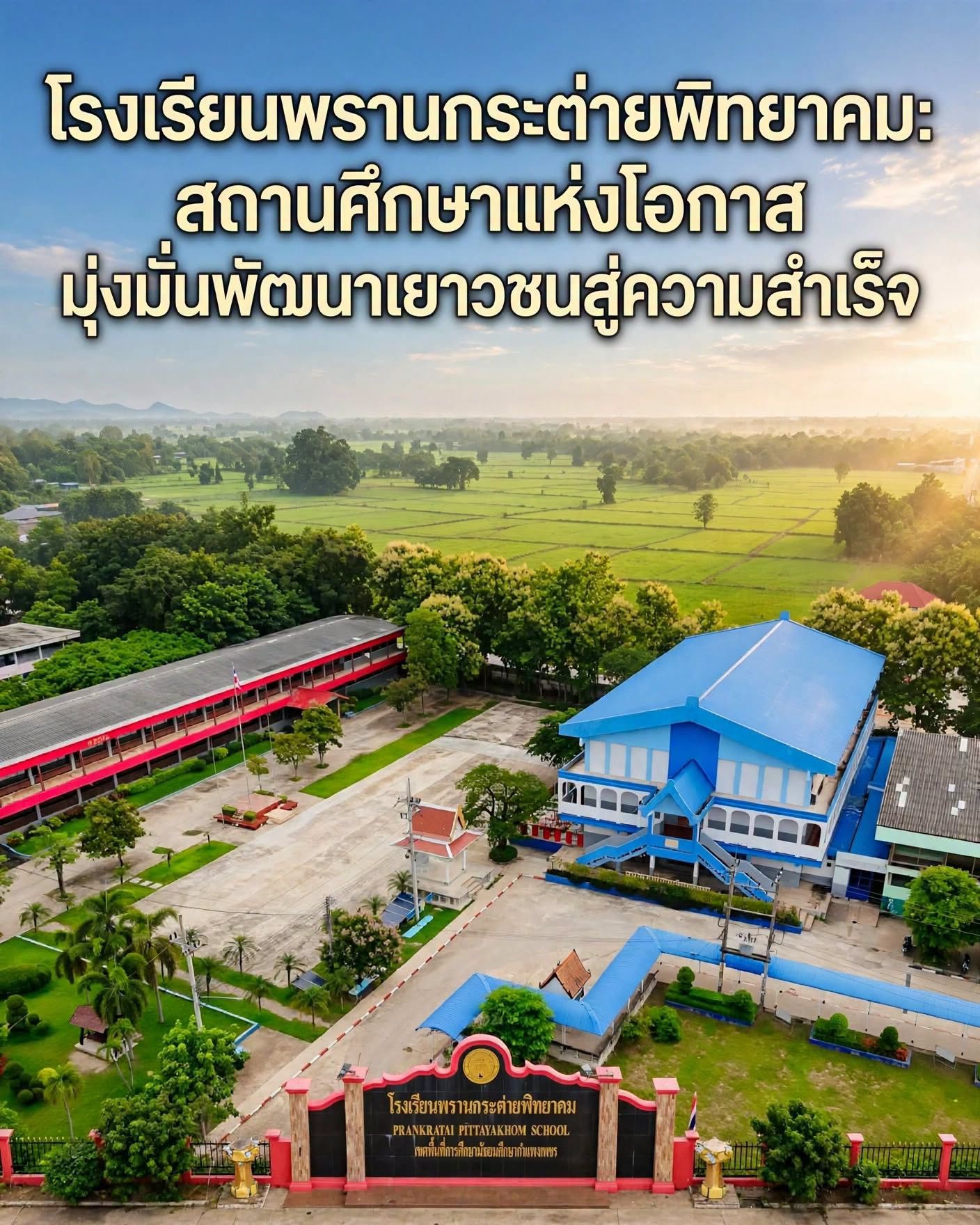 โรงเรียนพรานกระต่ายพิทยาคม: สถานศึกษาแห่งโอกาส มุ่งมั่นพัฒนาเยาวชนสู่ความสำเร็จ