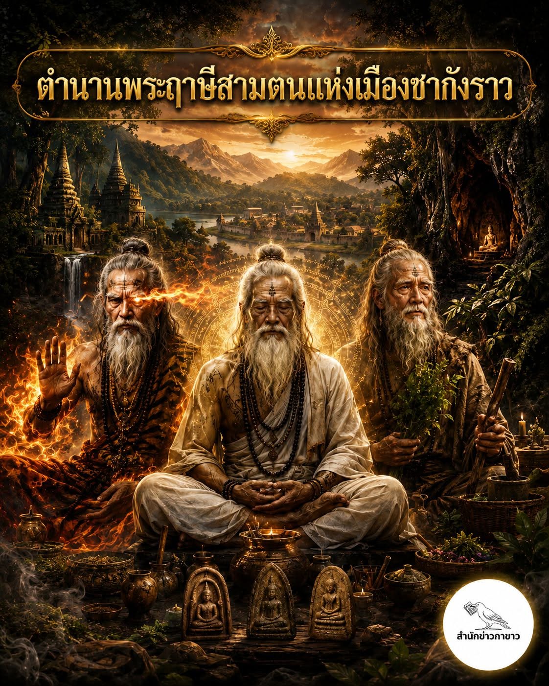ตำนานพระฤาษีสามตนแห่งเมืองชากังราว ความเชื่อ คติชน และความสัมพันธ์กับพระกรุกำแพงเพชร