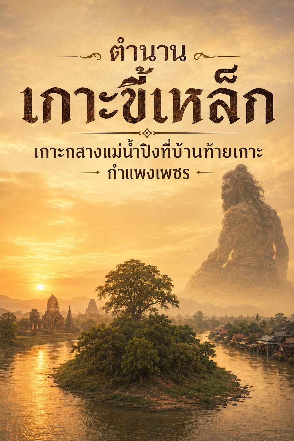 ตำนานเกาะขี้เหล็ก เกาะกลางแม่น้ำปิงที่บ้านท้ายเกาะ