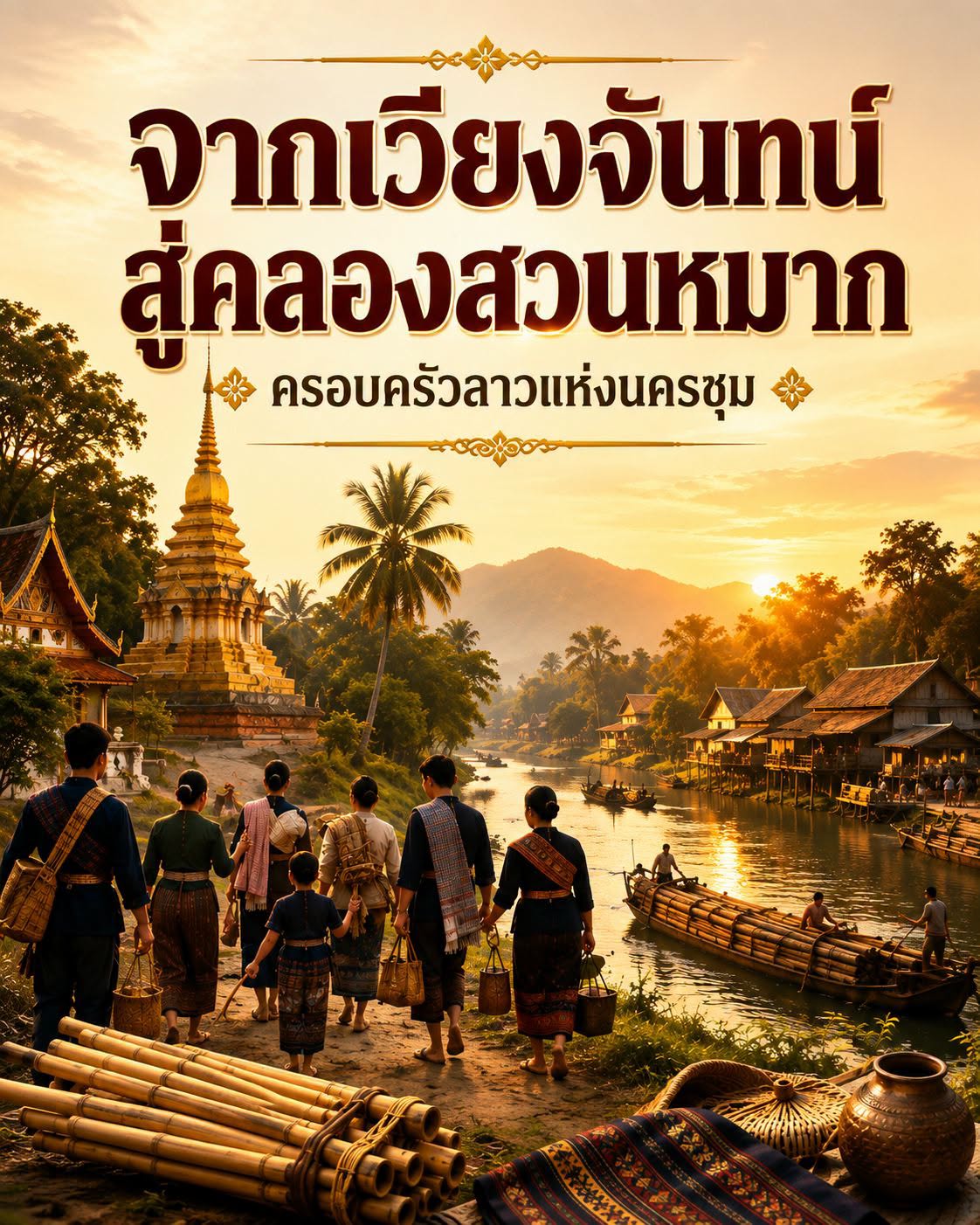 จากเวียงจันทน์สู่คลองสวนหมาก: เรื่องราว 100 ครอบครัวลาวแห่งนครชุม