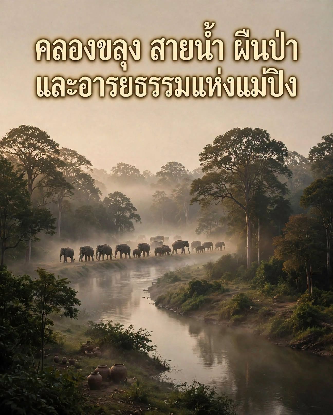 คลองขลุง สายน้ำ ผืนป่า และอารยธรรมแห่งแม่ปิง