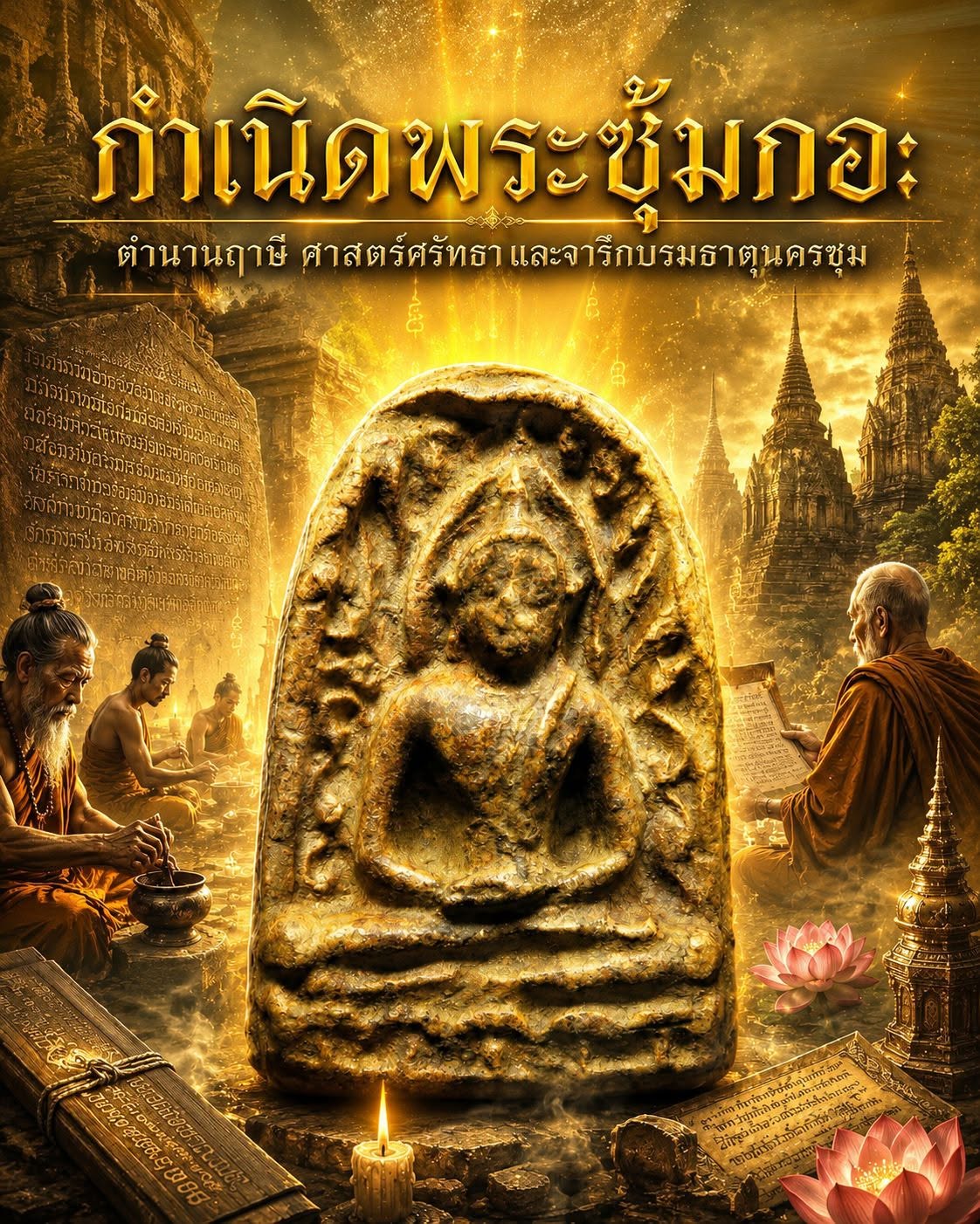 กำเนิดพระซุ้มกอ: พุทธศิลป์สุโขทัย ตำนานแห่งศรัทธานครชุม