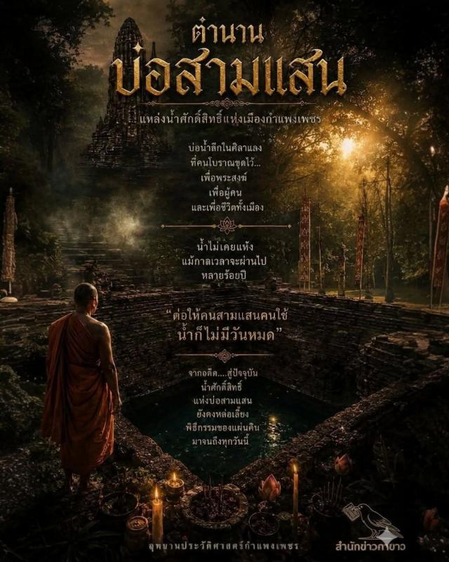 ตำนานบ่อสามแสน: บ่อน้ำศักดิ์สิทธิ์​ ที่ยังมีลมหายใจ