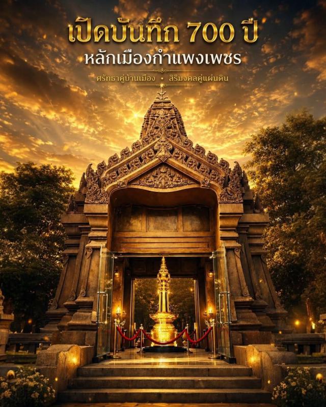 เปิดบันทึก 700 ปี ศาลหลักเมืองกำแพงเพชร
