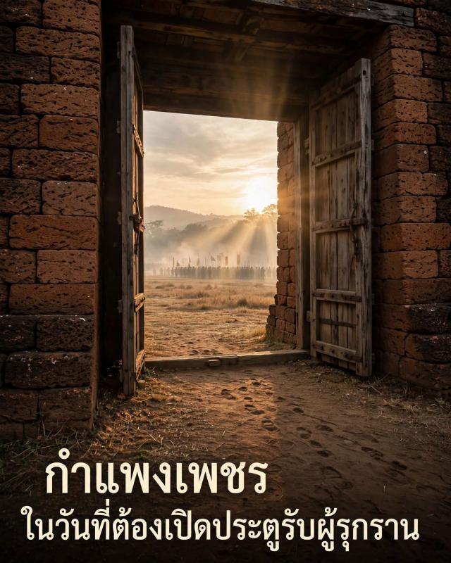 กำแพงเพชร ในวันที่ต้องเปิดประตูรับผู้รุกราน