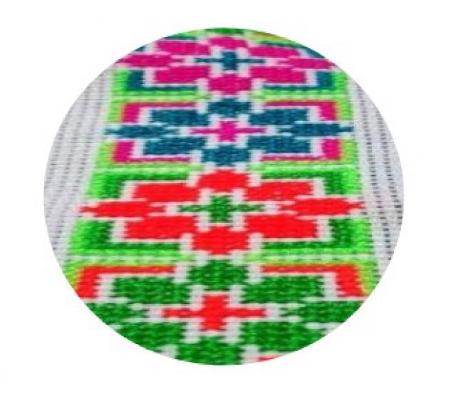 ลายดอกมะลิ (ผ้าปักมือ)