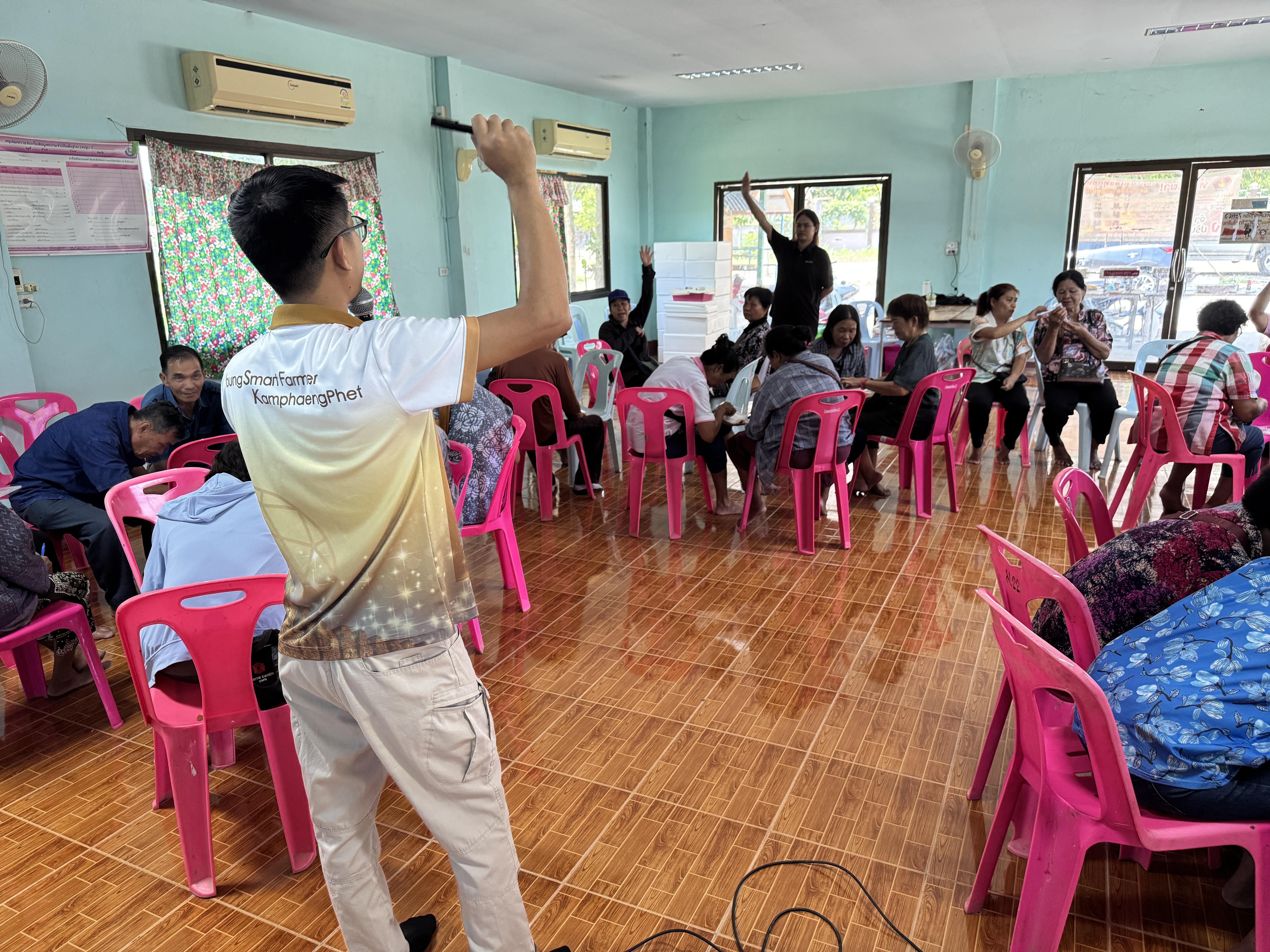 25. วันที่ 25 เมษายน 2568 เรื่อง การสร้างระบบอินเตอร์เน็ตของสรรพสิ่ง (IOT) สำหรับงานเกษตรอัจฉริยะ (Smart Farm) สำหรับประชาชนทั่วไป บ้านหนองปลาไหล