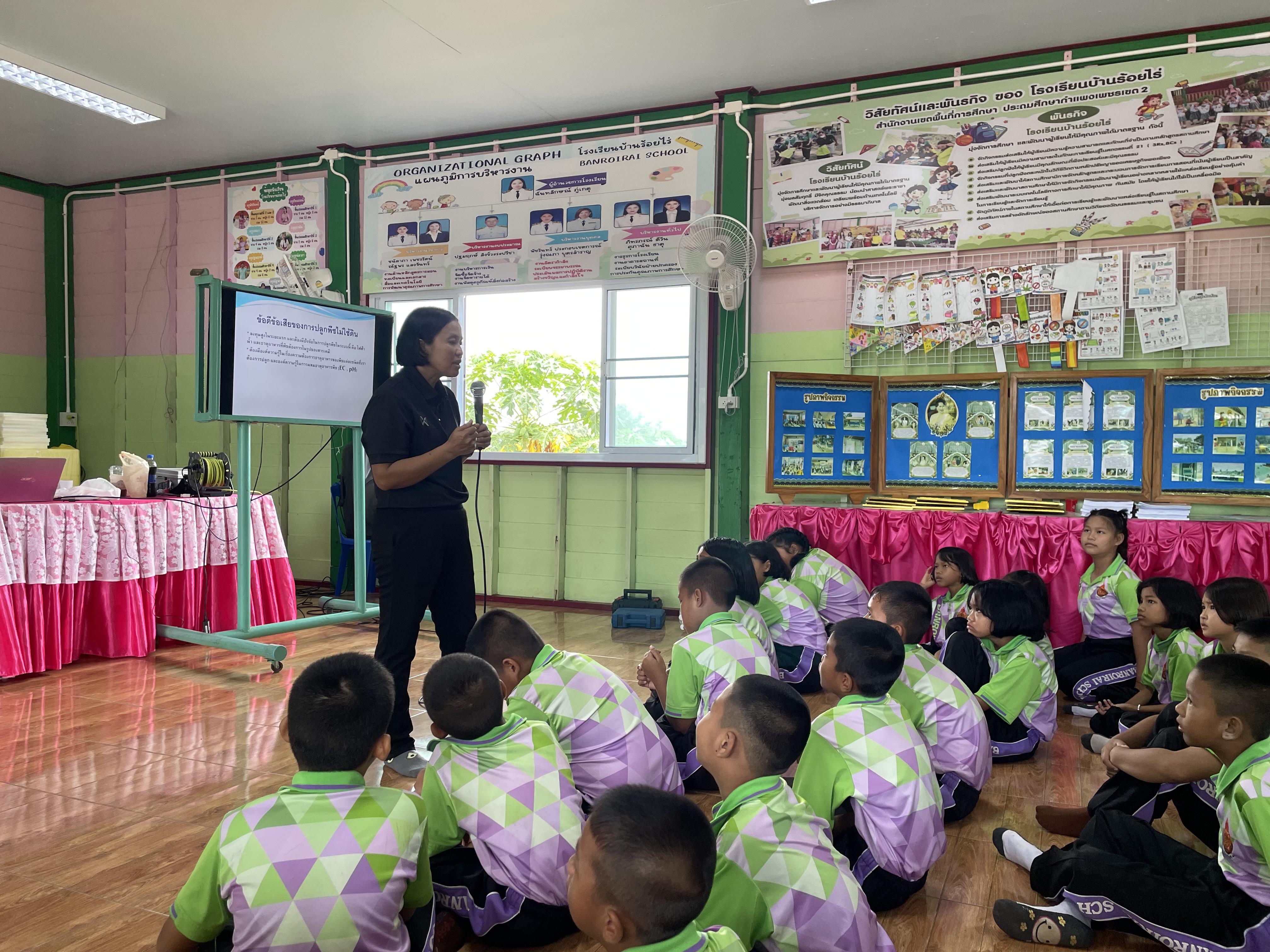 17. วันที่ 15 กรกฎาคม 2569 เรื่อง การประยุกต์ใช้ AI สำหรับงานเกษตรอัจฉริยะ (Smart Farm) สำหรับประชาชนทุกช่วงวัย สำหรับนักเรียน ณ รร.บ้านร้อยไร่
