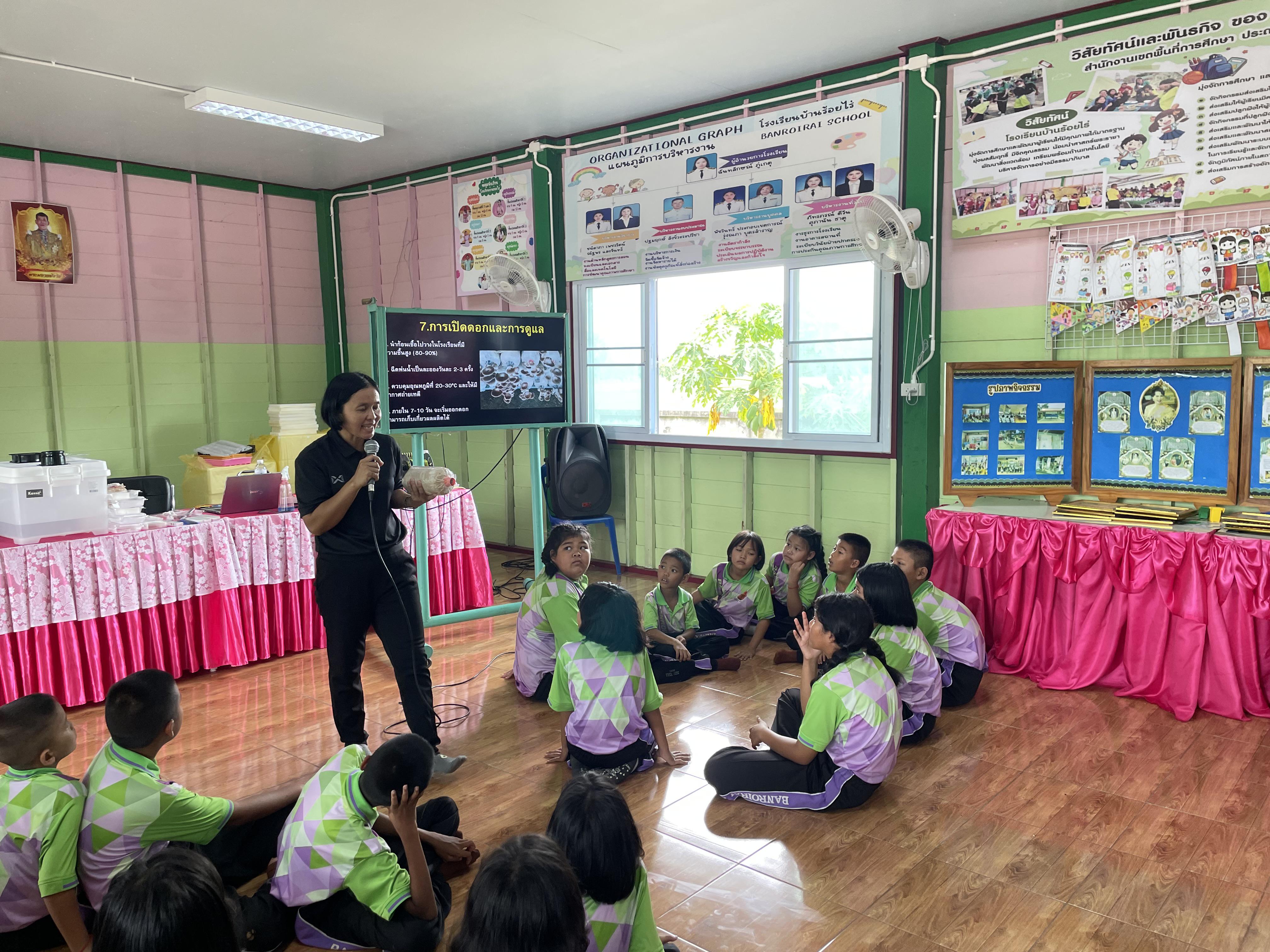 56. วันที่ 15 กรกฎาคม 2569 เรื่อง การประยุกต์ใช้ AI สำหรับงานเกษตรอัจฉริยะ (Smart Farm) สำหรับประชาชนทุกช่วงวัย สำหรับนักเรียน ณ รร.บ้านร้อยไร่