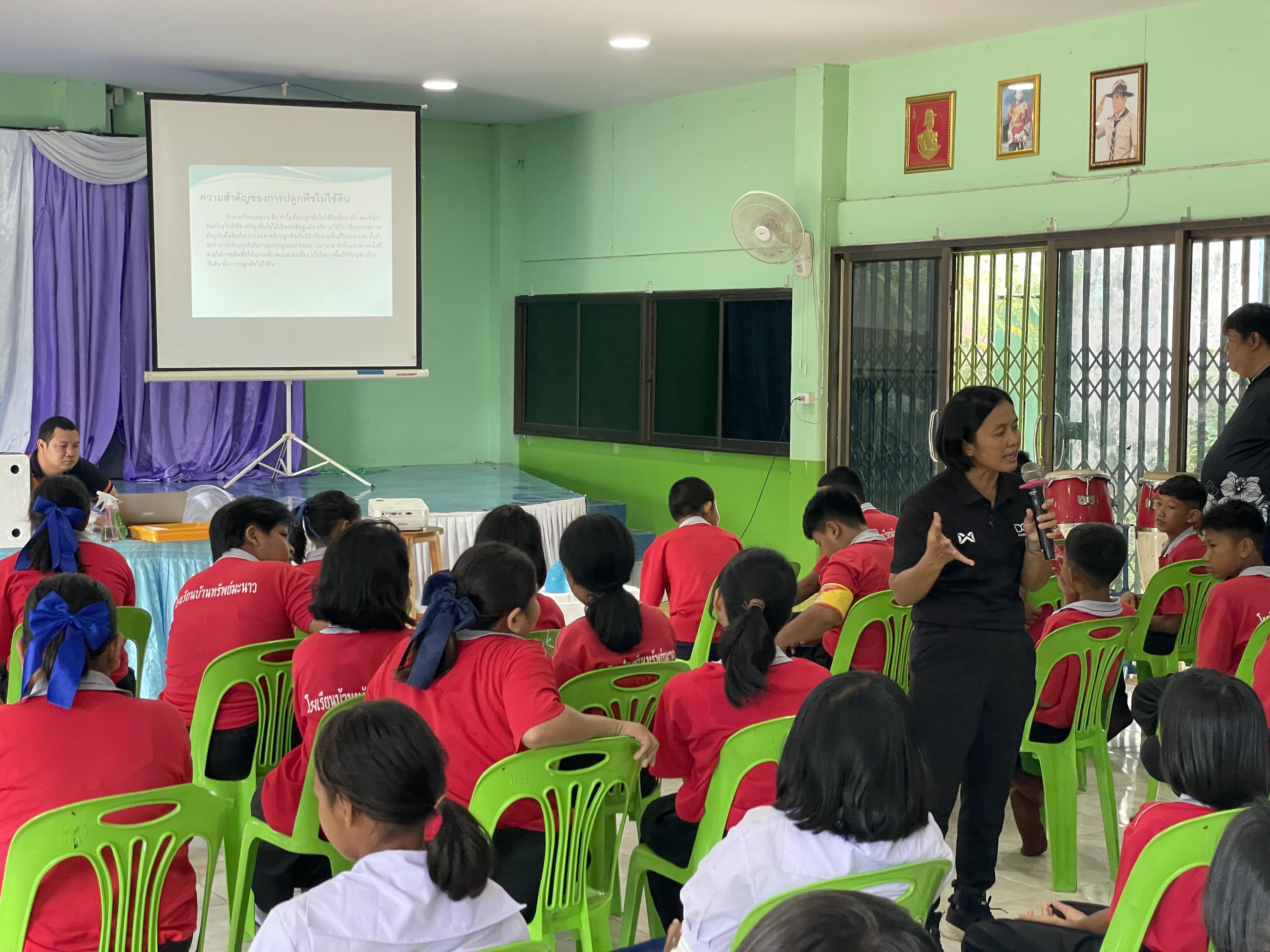 25. วันที่ 16 กรกฎาคม 2569 เรื่อง การประยุกต์ใช้ AI สำหรับงานเกษตรอัจฉริยะ (Smart Farm) สำหรับประชาชนทุกช่วงวัย สำหรับนักเรียน ณ รร.บ้านทรัพย์มะนาว