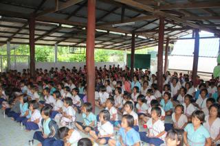 1. จัดระบบห้องสมุด โรงเรียนตำรวจตระเวนชายแดนบ้านแม่กลองคี อำเภออุ้มผาง จังหวัดตาก
