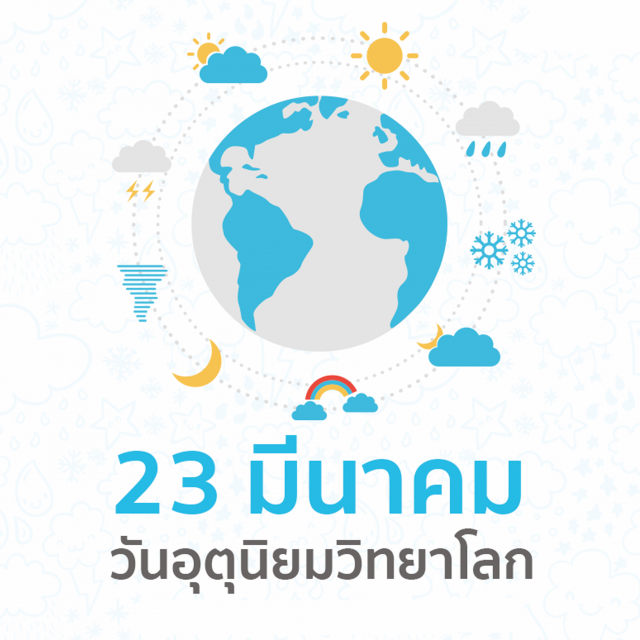 23 มีนาคม วันอุตุนิยมวิทยาโลก (World Meteorological Day)