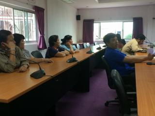 3. การประชุมคณะกรรมการการดำเนินการจัดอบรมเชิงปฏิบัติการ ในหัวข้อ แรงจูงใจในการอ่านและการใช้ภาษาไทยให้ถูกต้อง