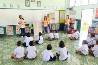 28. กิจกรรมส่งเสริมการอ่านโรงเรียนบ้านหนองปรือ ตำบลสักงาม อำเภอคลองลาน จังหวัดกำแพงเพชร