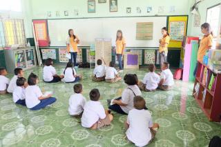 31. กิจกรรมส่งเสริมการอ่านโรงเรียนบ้านหนองปรือ ตำบลสักงาม อำเภอคลองลาน จังหวัดกำแพงเพชร