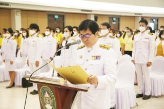 7. ร่วมพิธีถวายพระพรชัยมงคลและพิธีถวายสัตย์ปฏิญาณ เพื่อเป็นข้าราชการที่ดีและพลังของแผ่นดิน ประจำปี 2563