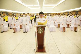 9. ร่วมพิธีถวายพระพรชัยมงคลและพิธีถวายสัตย์ปฏิญาณ เพื่อเป็นข้าราชการที่ดีและพลังของแผ่นดิน ประจำปี 2563