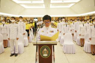 11. ร่วมพิธีถวายพระพรชัยมงคลและพิธีถวายสัตย์ปฏิญาณ เพื่อเป็นข้าราชการที่ดีและพลังของแผ่นดิน ประจำปี 2563