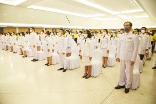 14. ร่วมพิธีถวายพระพรชัยมงคลและพิธีถวายสัตย์ปฏิญาณ เพื่อเป็นข้าราชการที่ดีและพลังของแผ่นดิน ประจำปี 2563