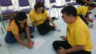 4. อบรมโครงการพัฒนาบุคลากรสัมพันธ์สู่ความเป็นหนึ่งเพื่อรองรับการเป็นองค์กรสรรถนะสูง