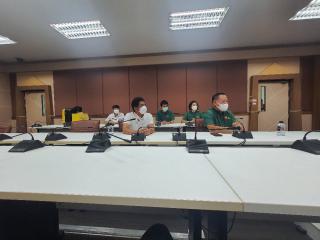 3. สำนักวิทยบริการและเทคโนโลยีสารสนเทศ มหาวิทยาลัยราชภัฏกำแพงเพชร ต้อนรับ บริษัท โทรคมนาคมแห่งชาติ จำกัด(NT) เข้าพบเพื่อสำรวจความพึ่งพอใจ