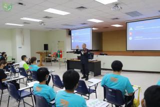 4. บุคลากรสำนักวิทยบริการและเทคโนโลยีสารสนเทศร่วมอบรมโครงการป้องกันอัคคีภัยในสถานศึกษา และโครงการ (Green Office) ประจำปีงบประมาณ 2565