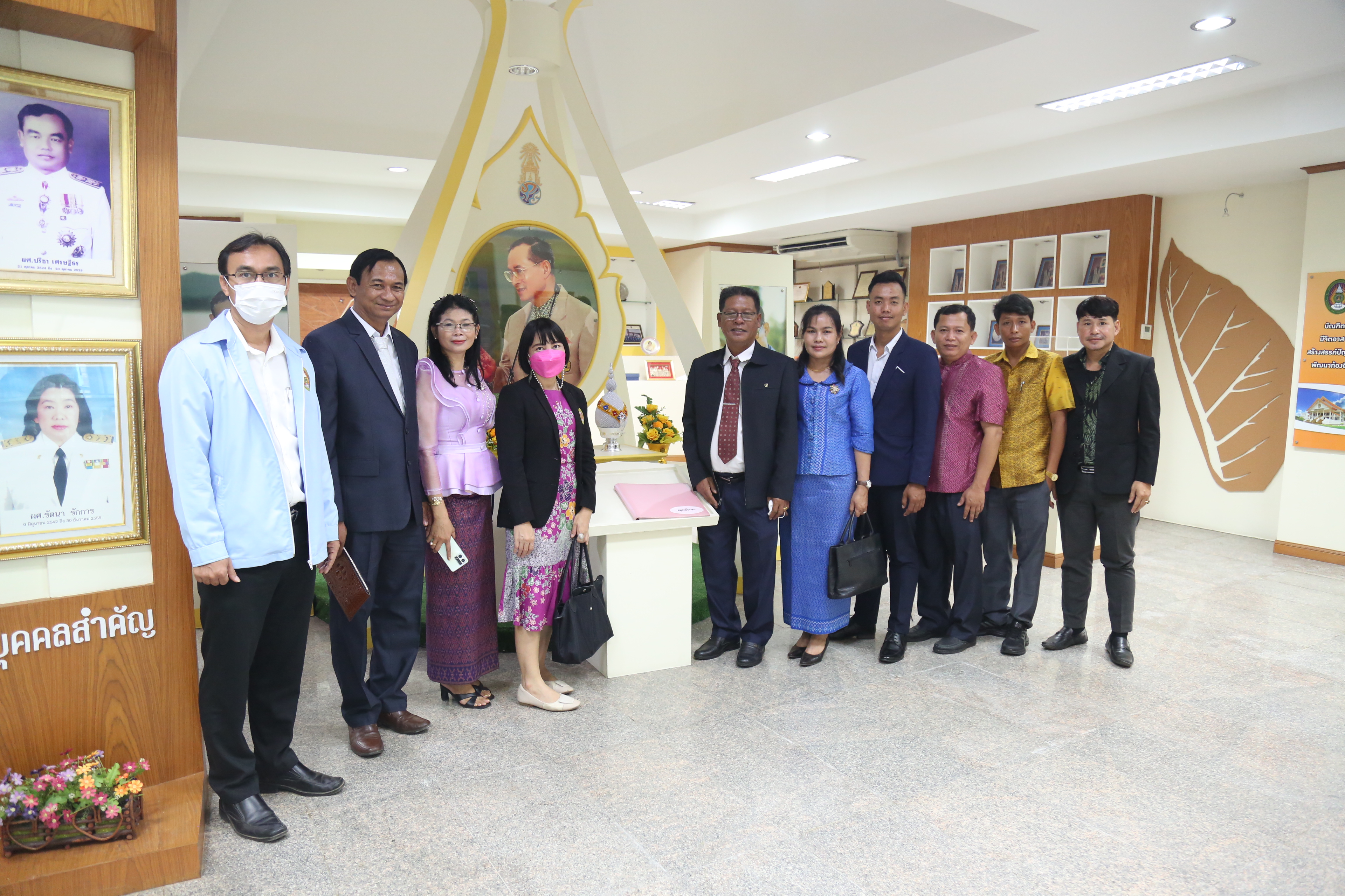 Welcomed Delegations from Provincial Teacher Training College Cambodia on November 15 2022