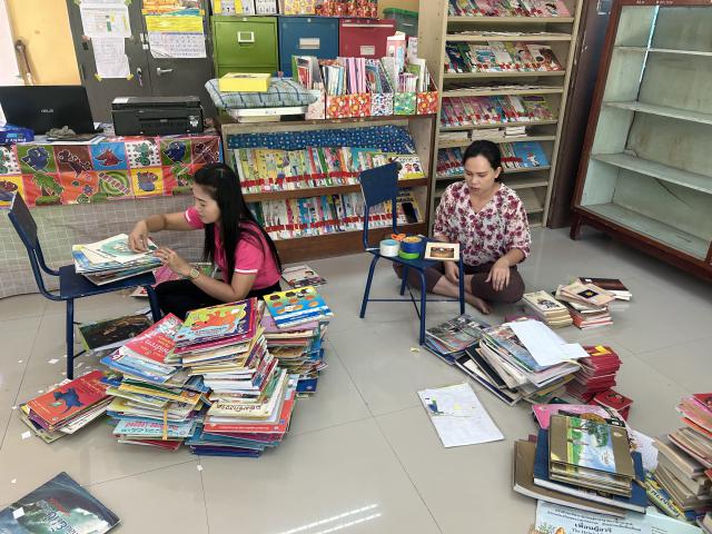 สำนักวิทยบริการและเทคโนโลยีสารสนเทศ มหาวิทยาลัยราชภัฏกำแพงเพชร จัดระบบห้องสมุดให้กับโรงเรียนสาธิตวัดพระบรมธาตุ ระหว่างวันที่ 29-31 มีนาคม 2566