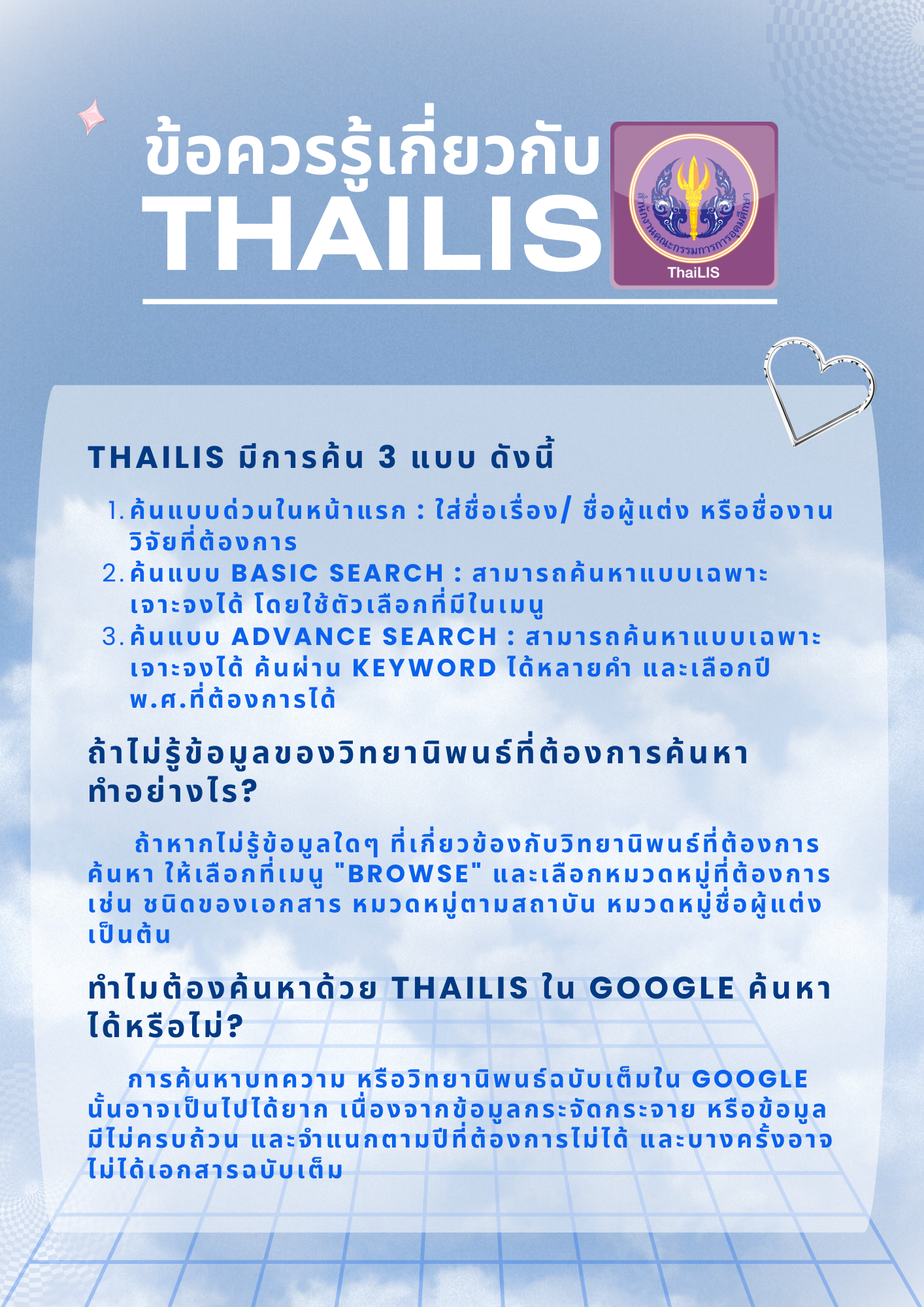 1. แนะนำฐานข้อมูล TDC หรือ Thai Digital Collection