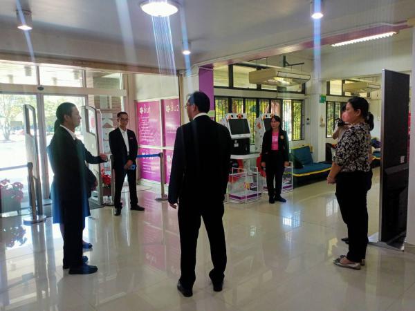 คณะผู้บริหารจากวิทยาลัยอาชีวศึกษาและเทคนิคสิบสองปันนา ประเทศสาธารณรัฐประชาชนจีน เยี่ยมชมแหล่งทรัพยากรการเรียนรู้ มหาวิทยาลัยราชภัฏกำแพงเพชร