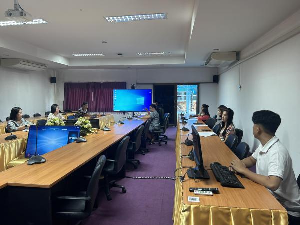 การประชุมบุคลากร งานห้องสมุด สำนักวิทยบริการและเทคโนโลยีสารสนเทศ ครั้งที่ 11/2566