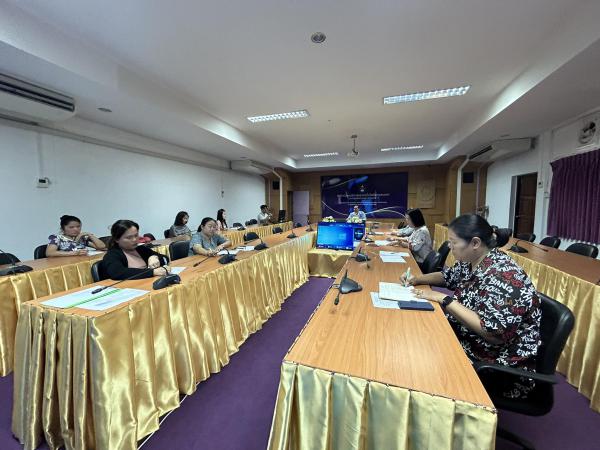 การประชุมบุคลากร งานห้องสมุด สำนักวิทยบริการและเทคโนโลยีสารสนเทศ ครั้งที่ 11/2566