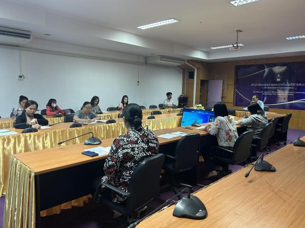 10. การประชุมบุคลากร งานห้องสมุด สำนักวิทยบริการและเทคโนโลยีสารสนเทศ ครั้งที่ 11/2566