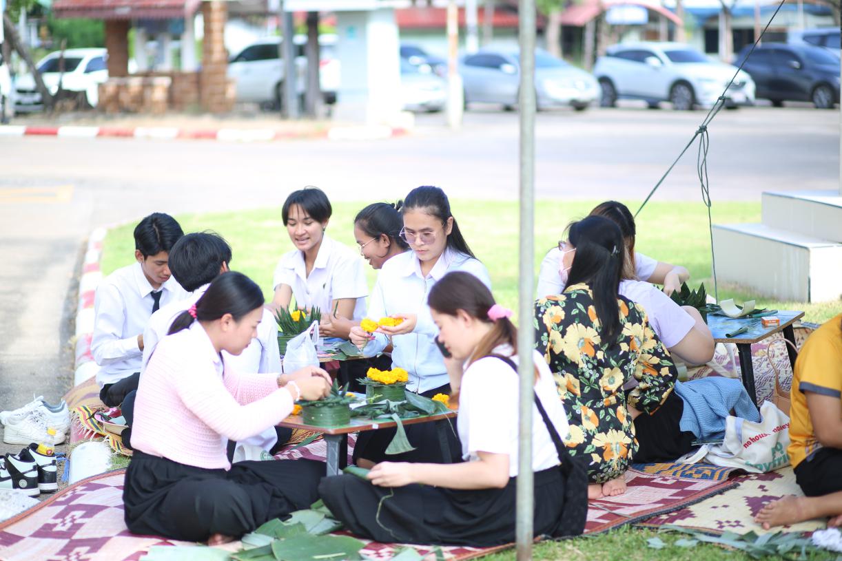 สำนักวิทยบริการและเทคโนโลยีสารสนเทศ จัดกิจกรรมสืบสานประเพณีไทยวันลอยกระทง ประกวดกระทงประดิษฐ์จากวัสดุธรรมชาติ วันที่ 27 พฤศจิกายน 2566