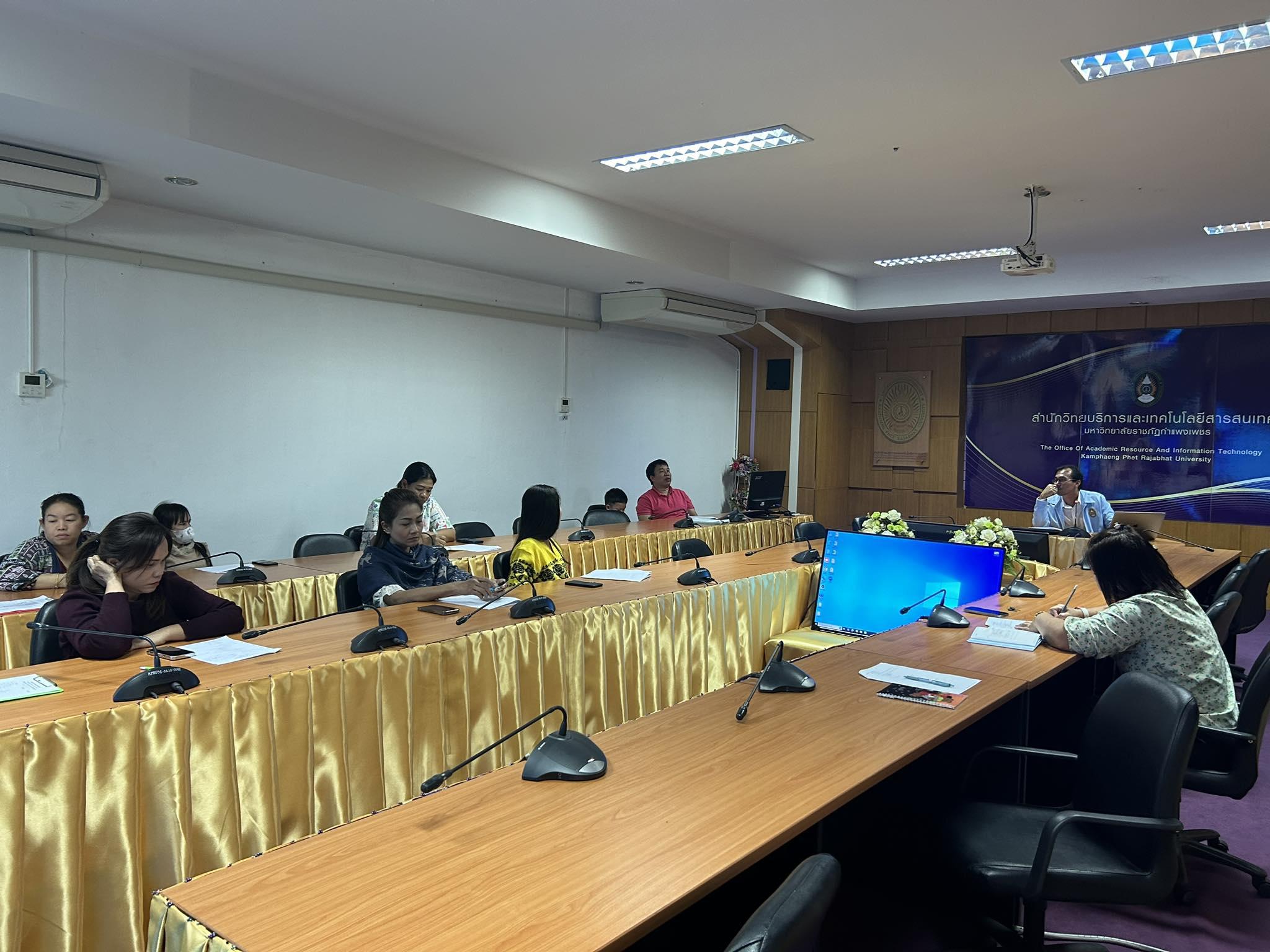 3. การประชุมบุคลากร งานห้องสมุด สำนักวิทยบริการและเทคโนโลยีสารสนเทศ ครั้งที่ 12