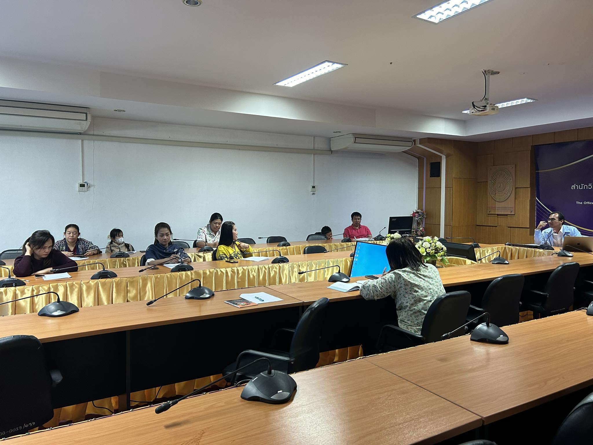 9. การประชุมบุคลากร งานห้องสมุด สำนักวิทยบริการและเทคโนโลยีสารสนเทศ ครั้งที่ 12/2566
