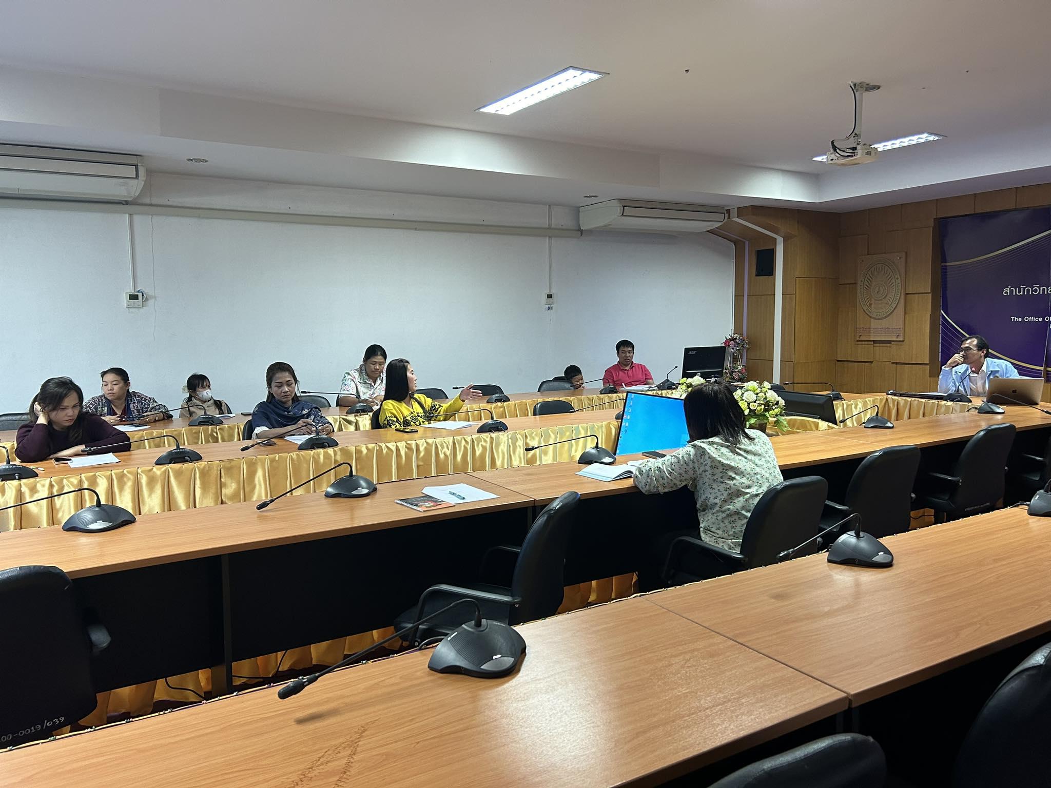 14. การประชุมบุคลากร งานห้องสมุด สำนักวิทยบริการและเทคโนโลยีสารสนเทศ ครั้งที่ 12/2566