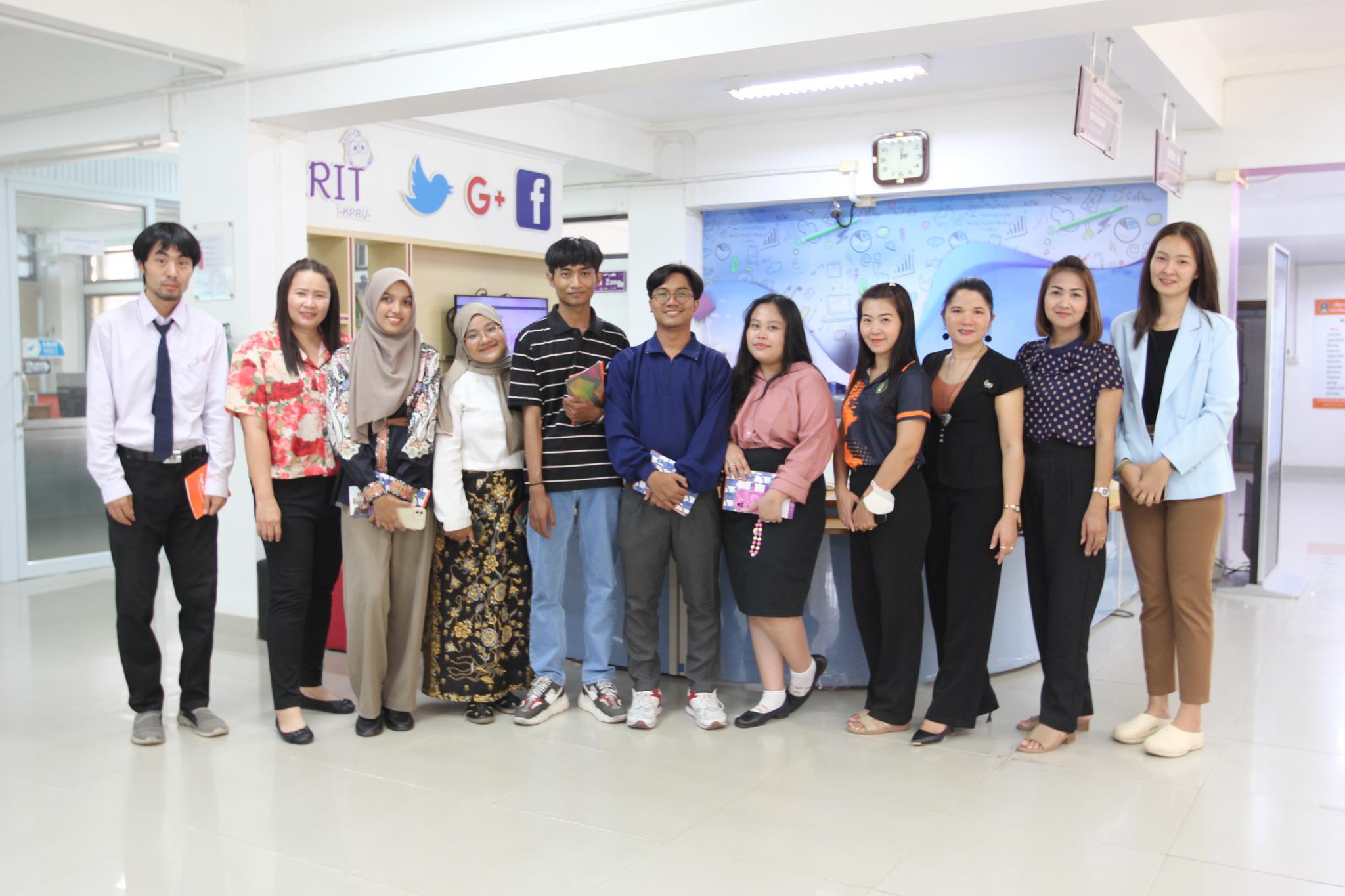 29. ต้อนรับนักศึกษาแลกเปลี่ยนจาก Universitas Negeri Surabaya ประเทศอินโดนีเซีย เยี่ยมชมสำนักวิทยบริการและเทคโนโลยีสารสนเทศ มหาวิทยาลัยราชภัฏกำแพงเพชร