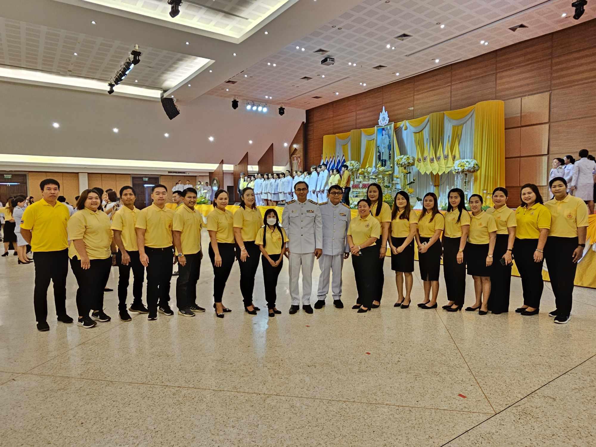 1. พิธีเฉลิมพระเกียรติ พระบาทสมเด็จพระเจ้าอยู่หัว เนื่องในโอกาพระราชพิธีมหามงคลเฉลิมพระชนมพรรษา 6 รอบ 72 พรรษา 28 กรกฎาคม  2567