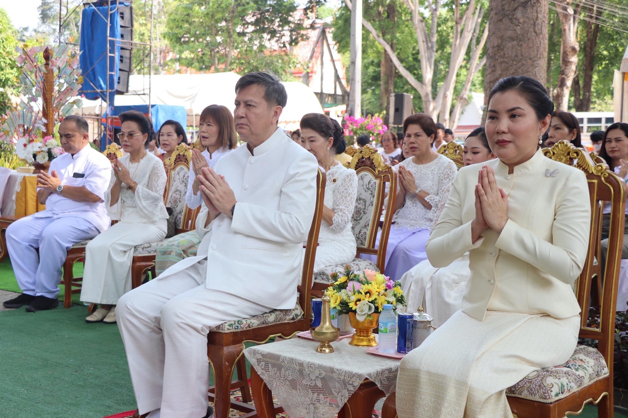 15. วันที่ 10 พฤษภาคม 2568 บุคลากรสำนักวิทยบริการและเทคโนโลยีสารสนเทศ มหาวิทยาลัยราชภัฏกำแพงเพชร ร่วมพิธีกวนข้าวทิพย์ (ข้าวมธุปายาส) ถวายเป็นพุทธบูชา
