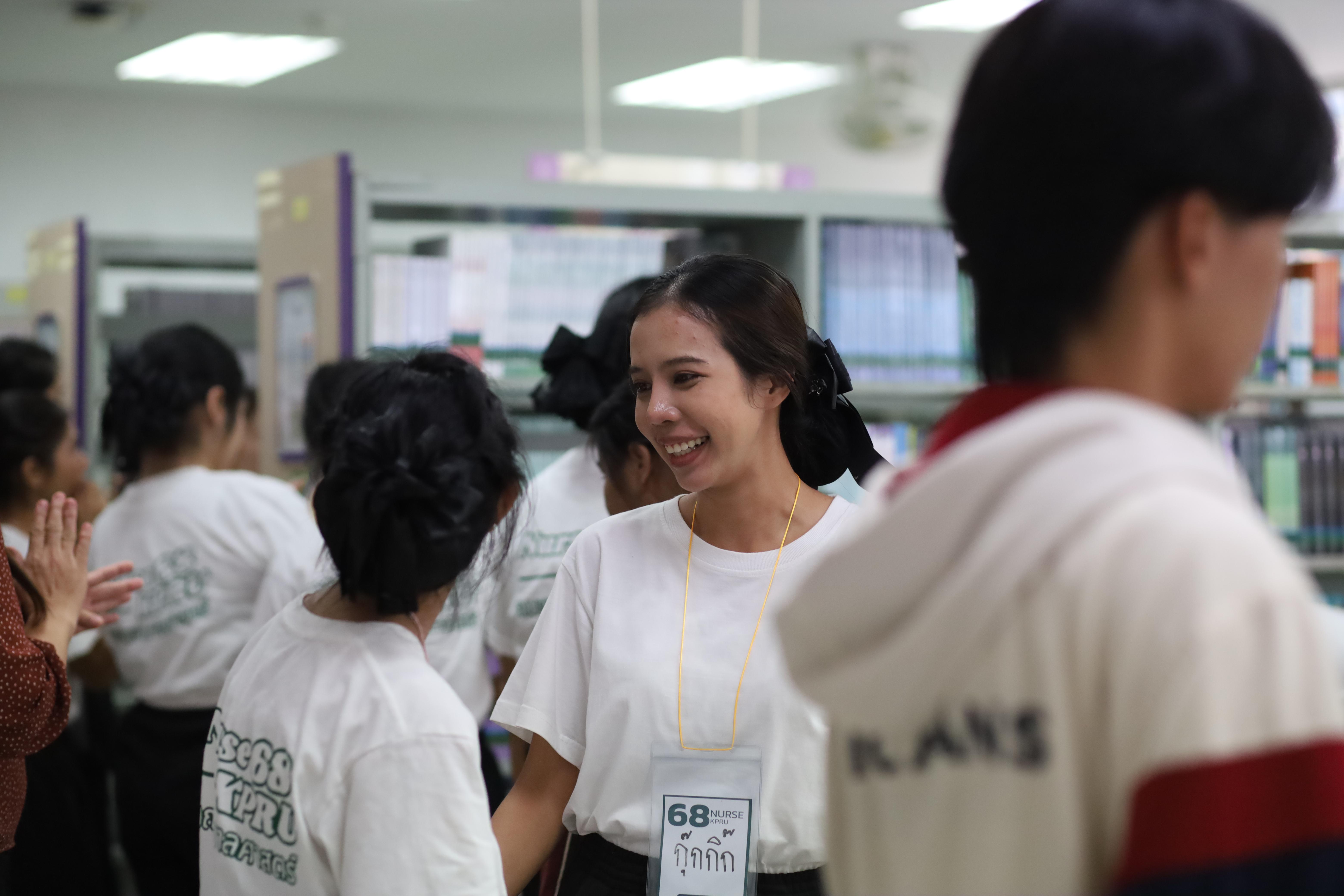 23. กิจกรรมต้อนรับนักศึกษาชั้นปีที่ 1 คณะพยาบาลศาสตร์ เยี่ยมชมสำนักวิทยบริการและเทคโนโลยีสารสนเทศ