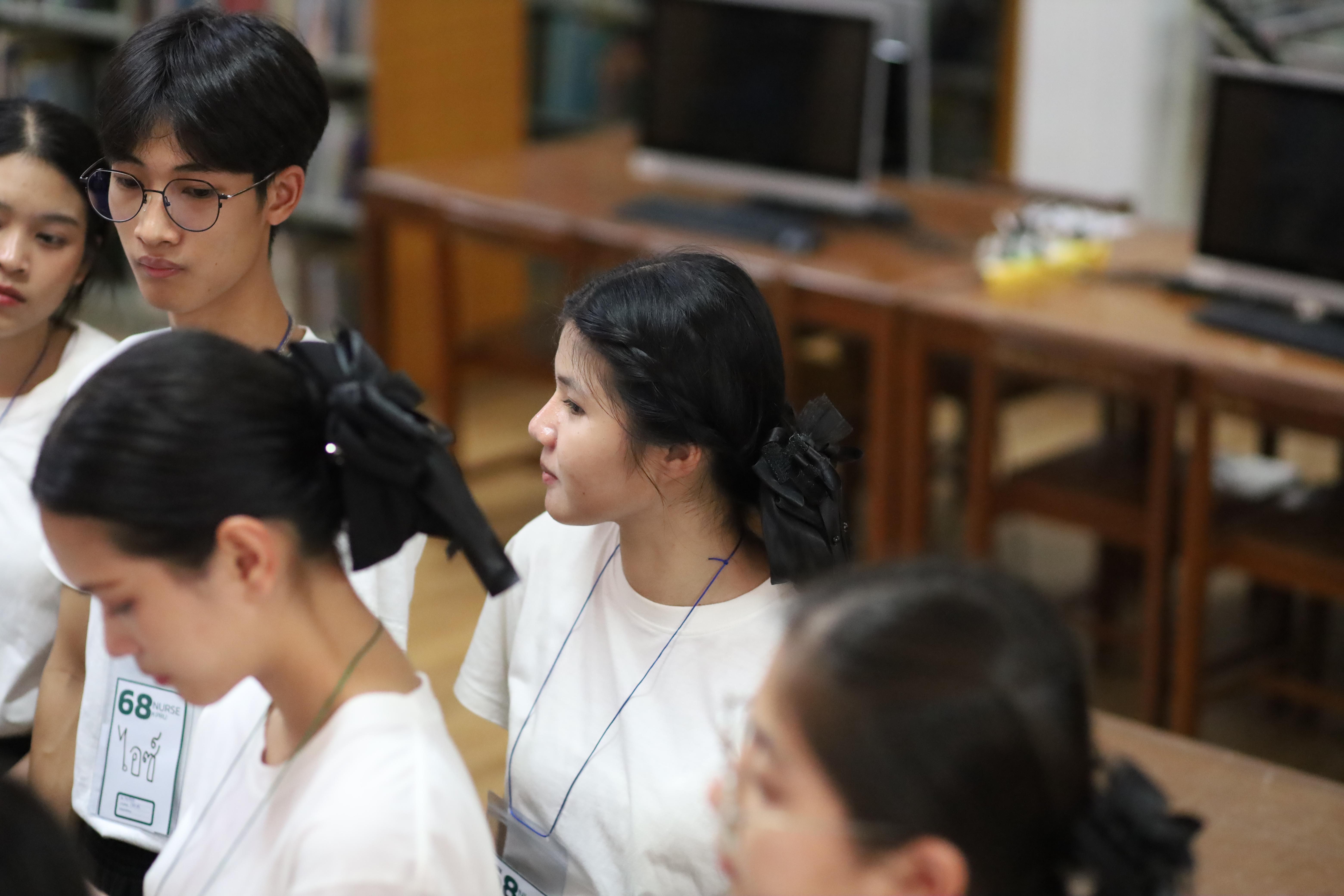 50. กิจกรรมต้อนรับนักศึกษาชั้นปีที่ 1 คณะพยาบาลศาสตร์ เยี่ยมชมสำนักวิทยบริการและเทคโนโลยีสารสนเทศ