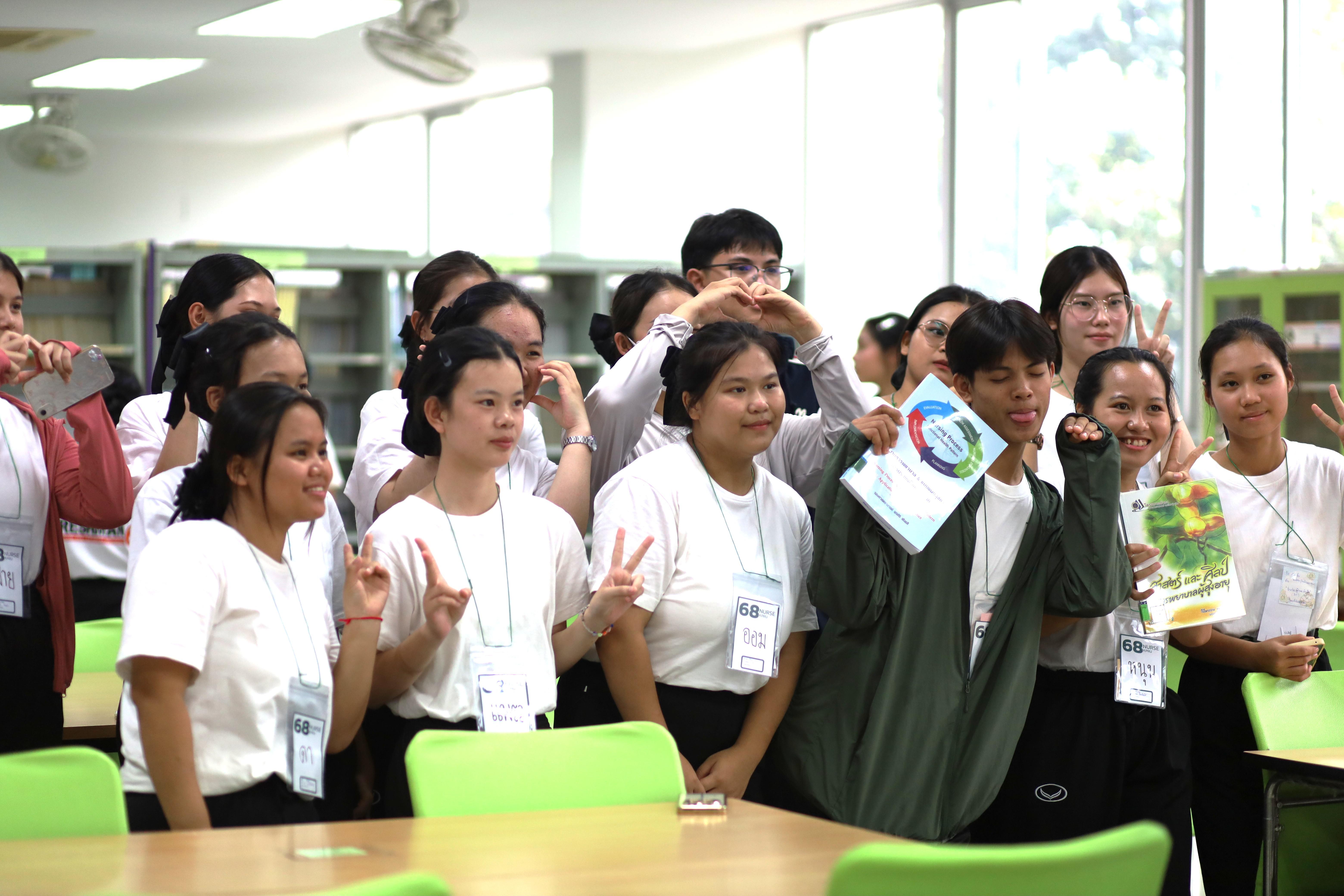 56. กิจกรรมต้อนรับนักศึกษาชั้นปีที่ 1 คณะพยาบาลศาสตร์ เยี่ยมชมสำนักวิทยบริการและเทคโนโลยีสารสนเทศ