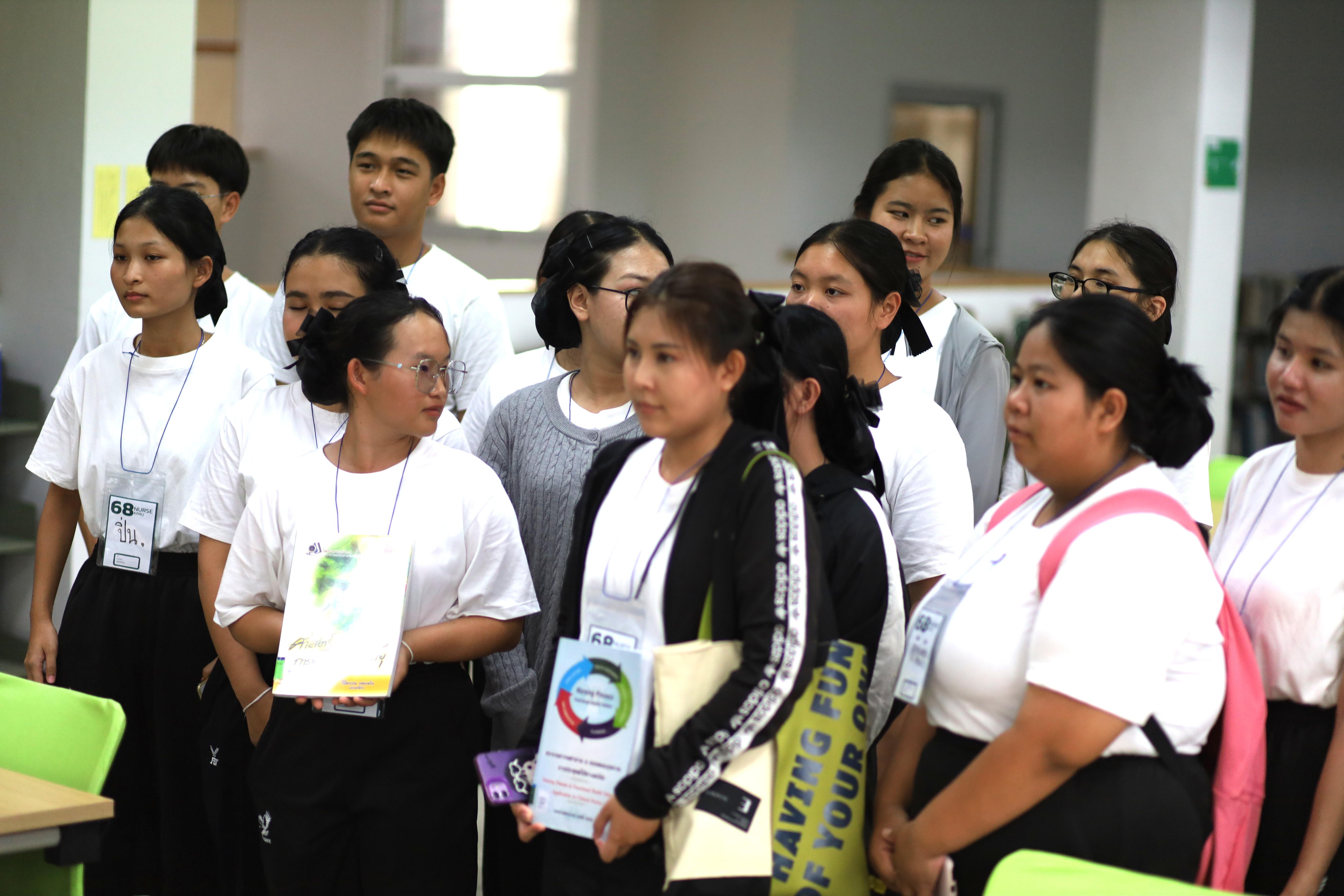 59. กิจกรรมต้อนรับนักศึกษาชั้นปีที่ 1 คณะพยาบาลศาสตร์ เยี่ยมชมสำนักวิทยบริการและเทคโนโลยีสารสนเทศ