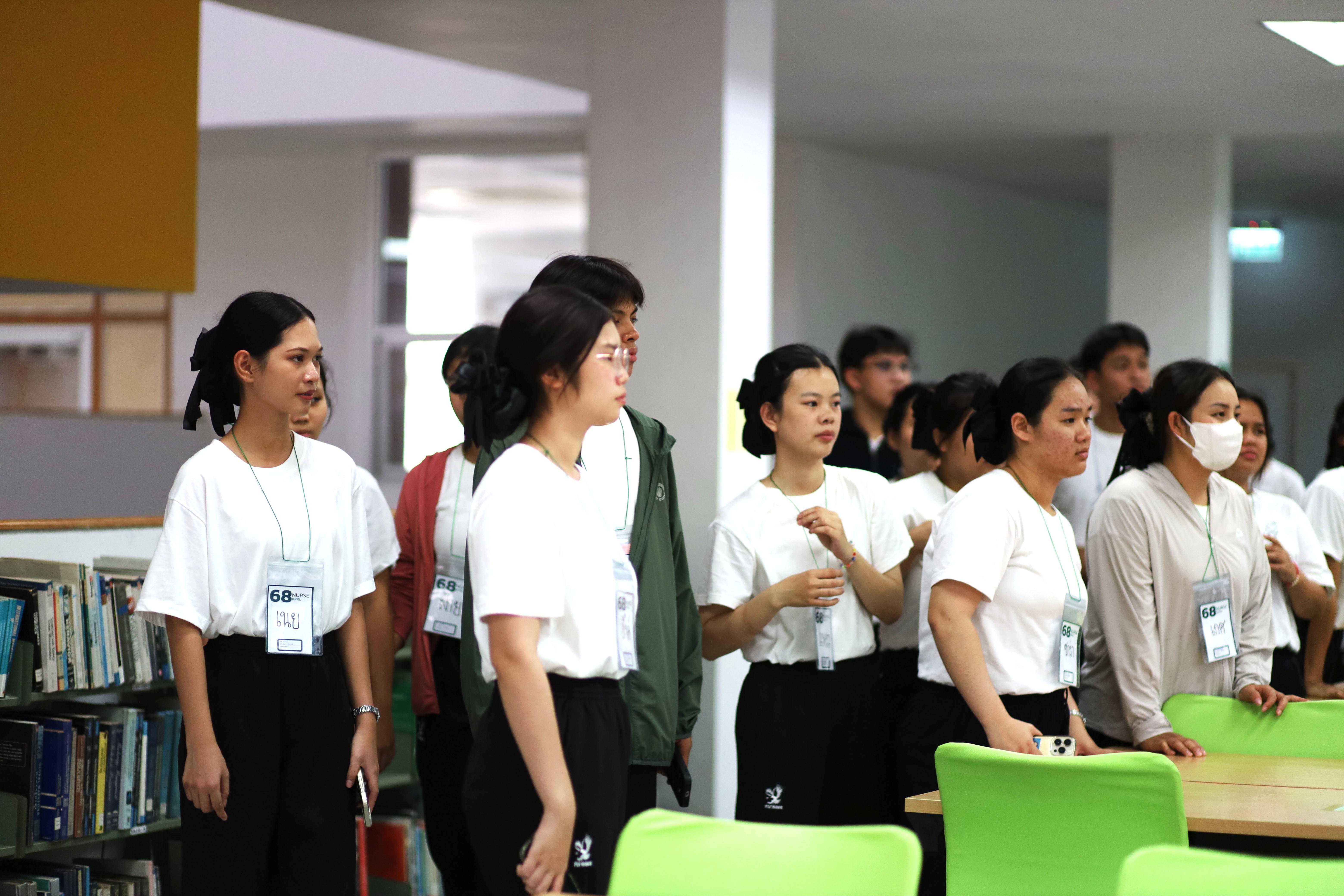 66. กิจกรรมต้อนรับนักศึกษาชั้นปีที่ 1 คณะพยาบาลศาสตร์ เยี่ยมชมสำนักวิทยบริการและเทคโนโลยีสารสนเทศ