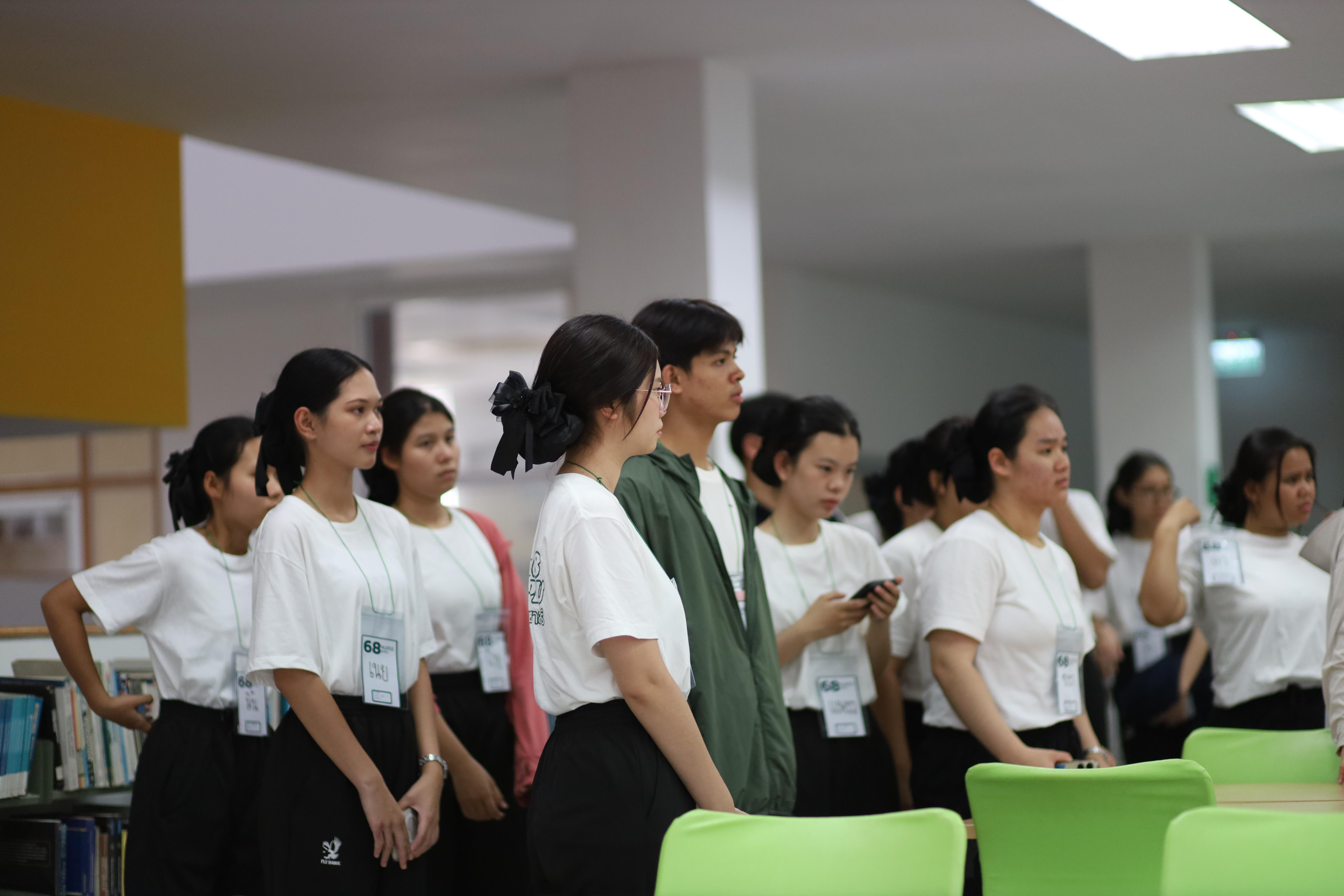 67. กิจกรรมต้อนรับนักศึกษาชั้นปีที่ 1 คณะพยาบาลศาสตร์ เยี่ยมชมสำนักวิทยบริการและเทคโนโลยีสารสนเทศ