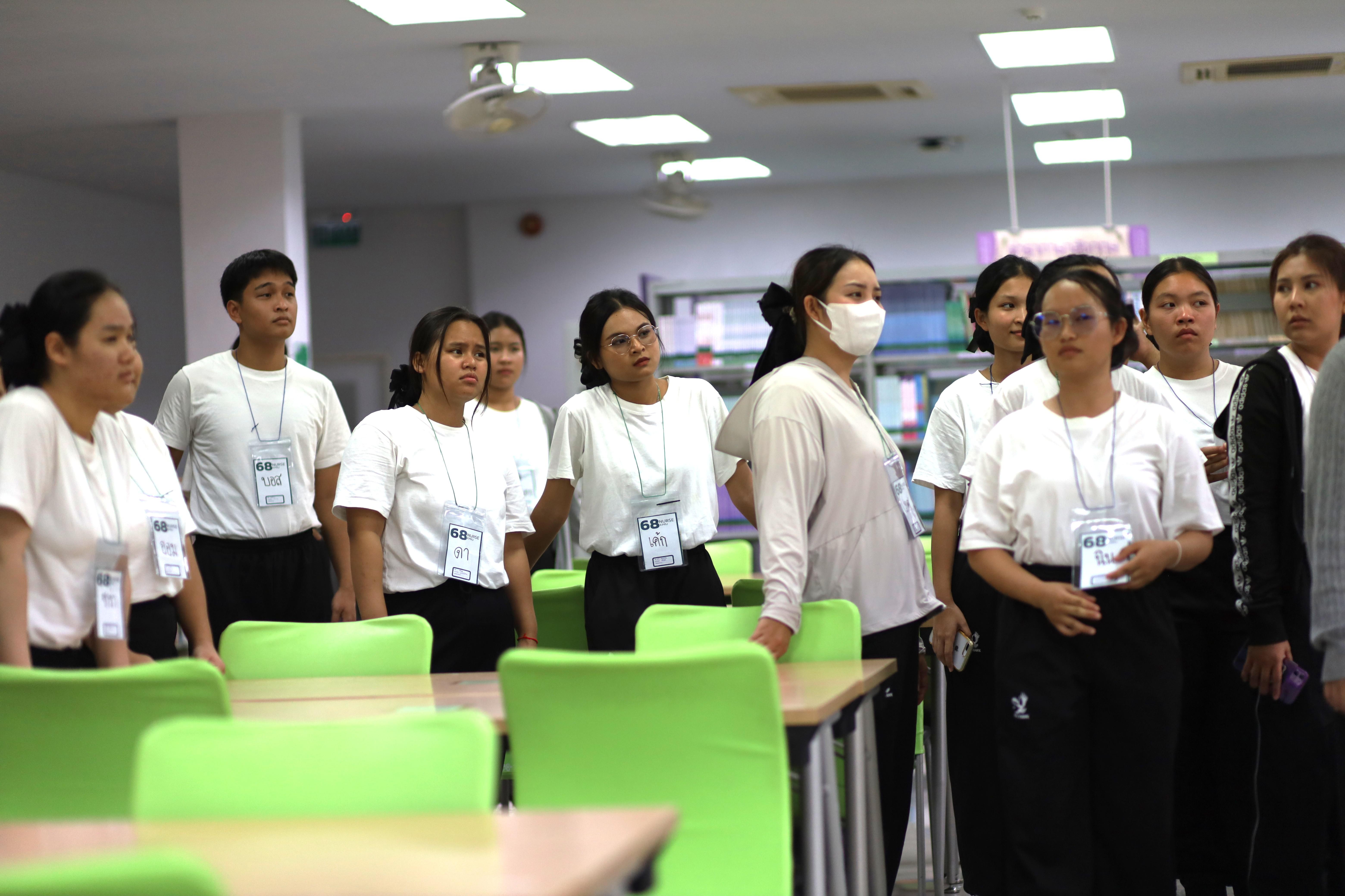 68. กิจกรรมต้อนรับนักศึกษาชั้นปีที่ 1 คณะพยาบาลศาสตร์ เยี่ยมชมสำนักวิทยบริการและเทคโนโลยีสารสนเทศ