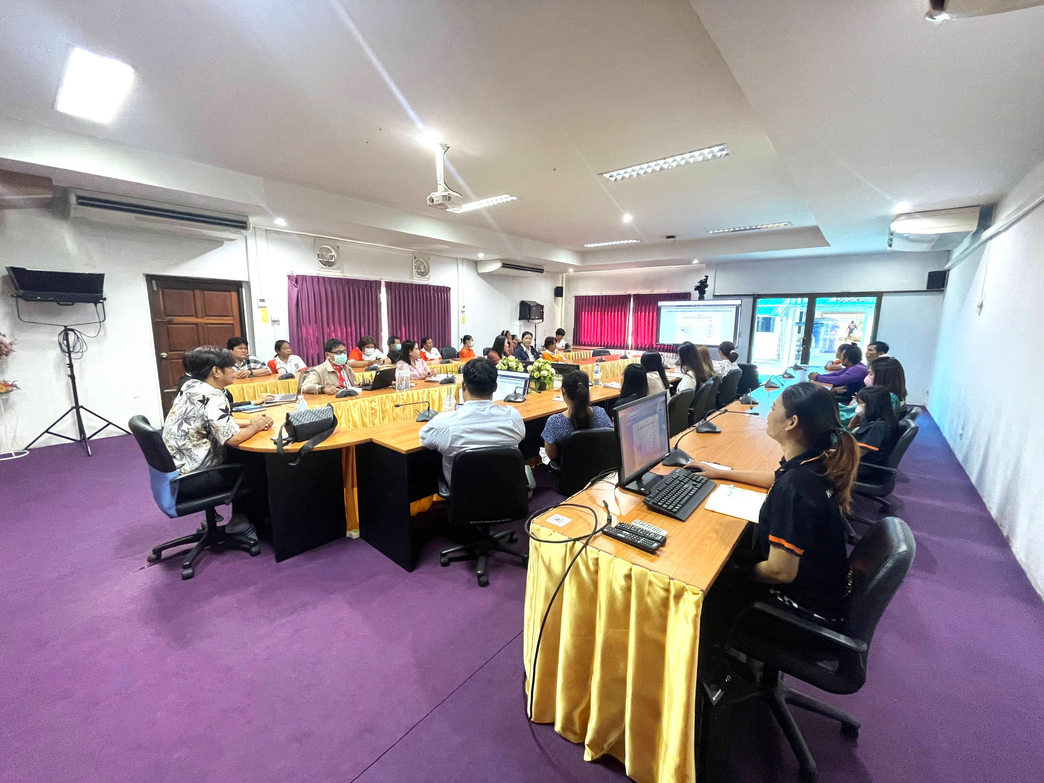 4. สำนักวิทยบริการและเทคโนโลยีสารสนเทศ จัดการประชุมบุคลากรเพื่อเตรียมความพร้อมก่อนเปิดภาคเรียน