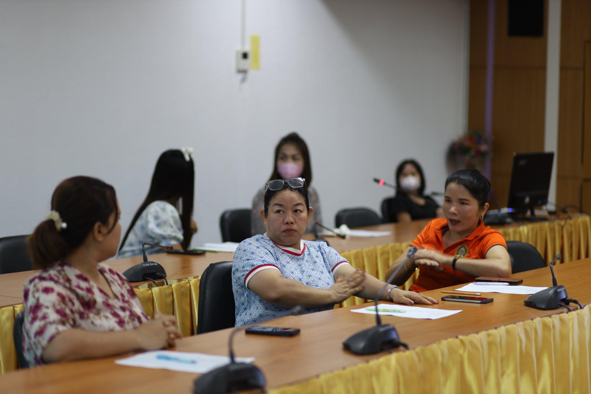 1. การประชุมบุคลากร งานห้องสมุด สำนักวิทยบริการและเทคโนโลยีสารสนเทศ